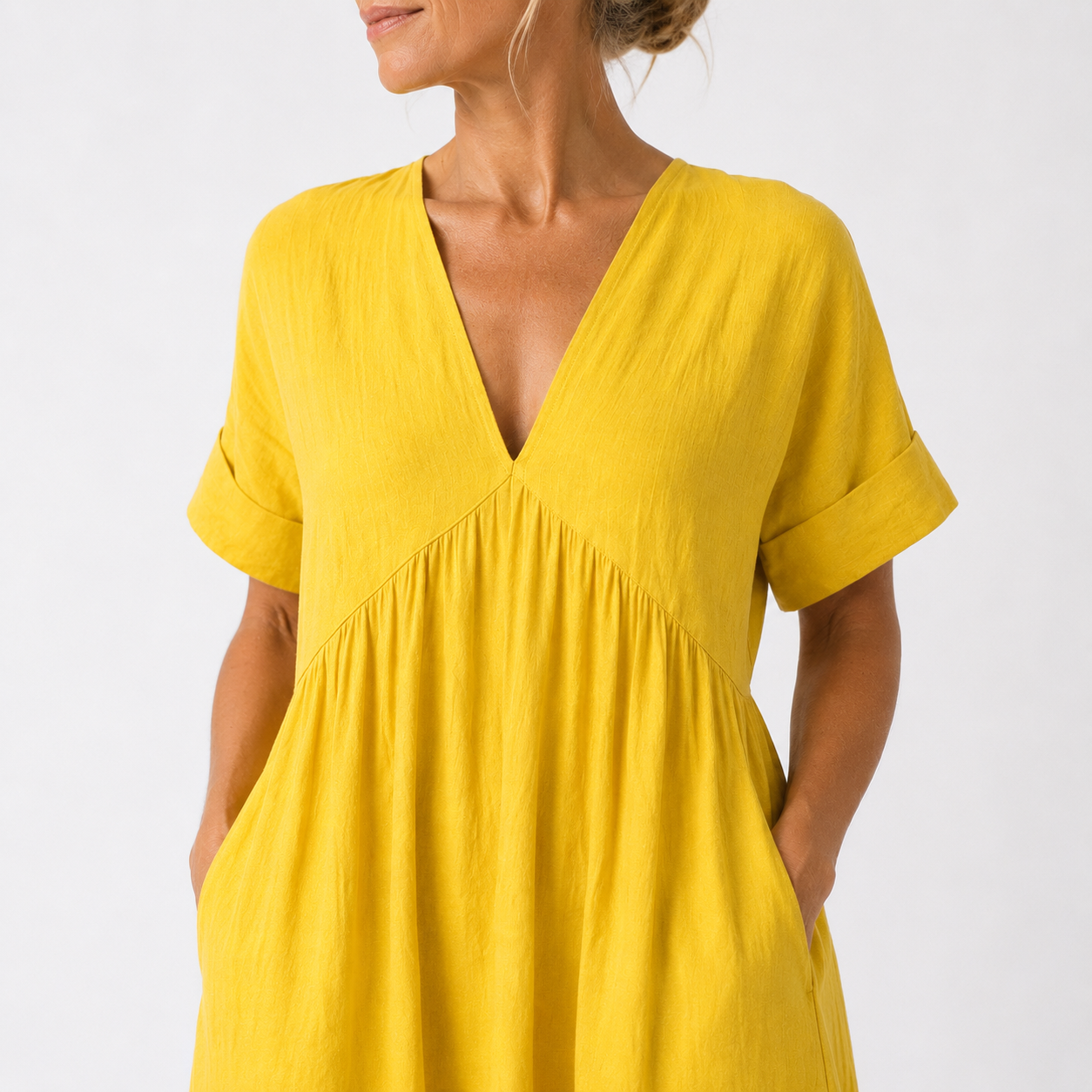 Women's Flowy Cotton Maxi Dress Klara