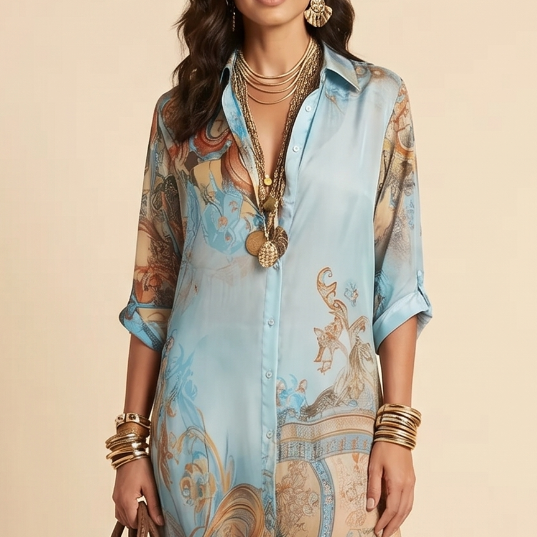 Women's Lightweight Flowing Maxi Dress Klara