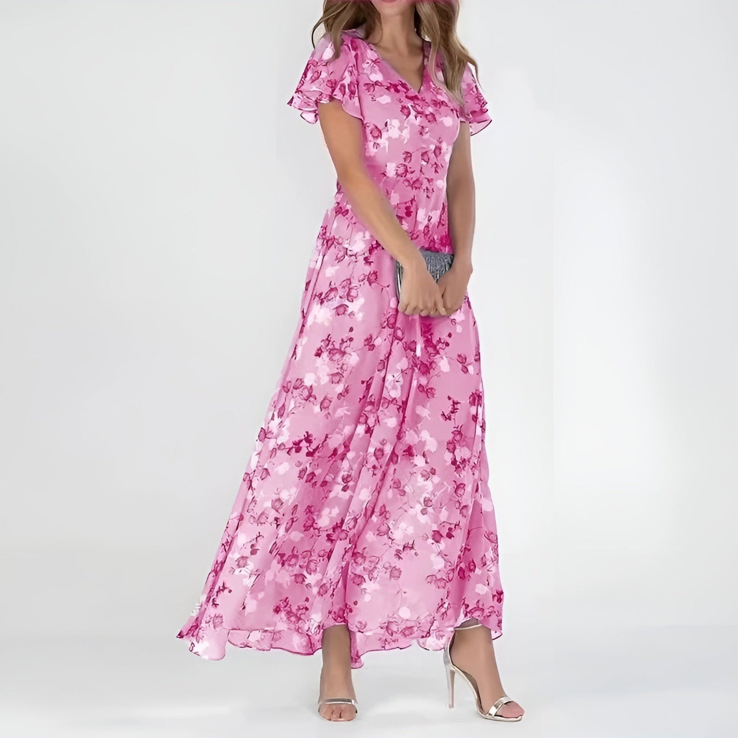 Women's Lightweight Flowing Midi Dress Klara