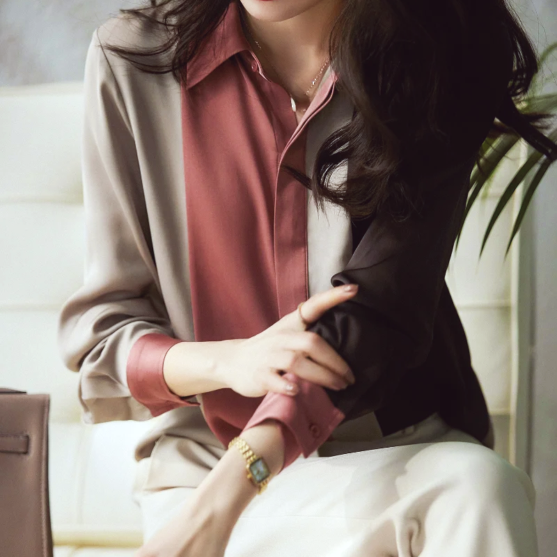 Women's Luxurious Satin Blouse Klara
