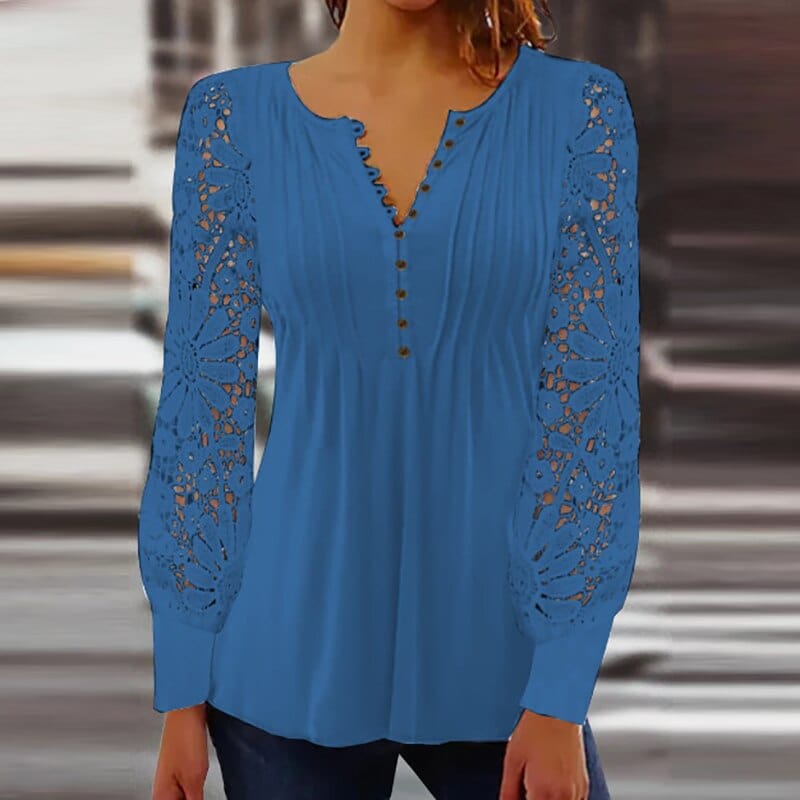 Women's Modern Floral Print Blouse Klara
