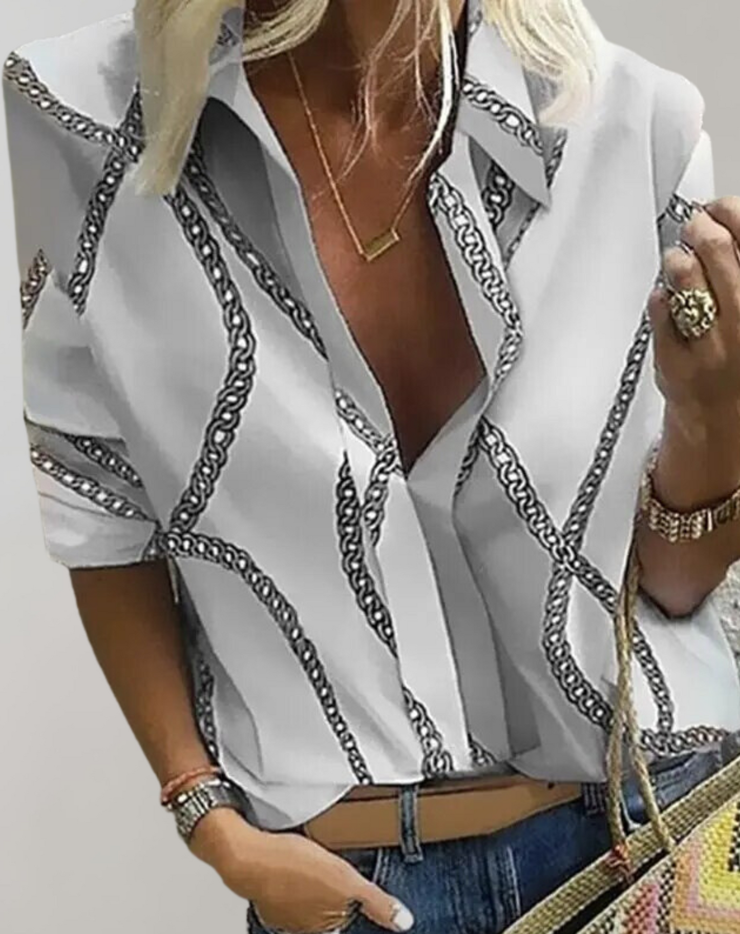 Women's Modern Long Sleeve Leisure Blouse Klara