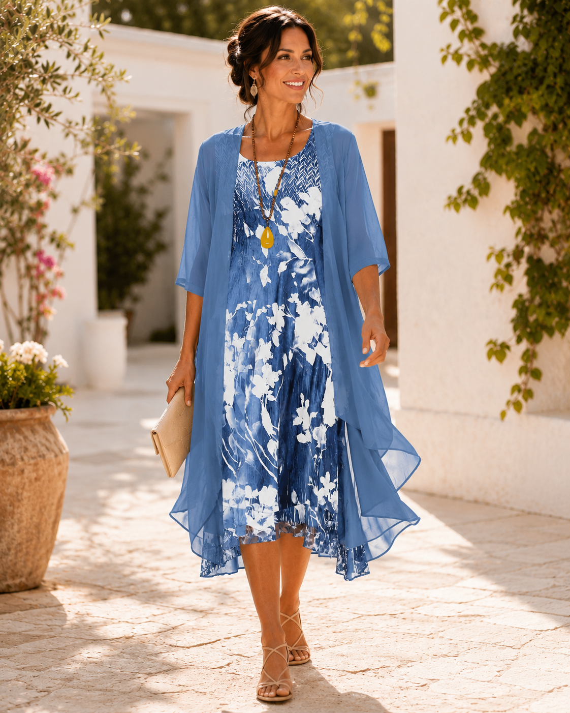 Women's Airy Two-Layer Dress Klara