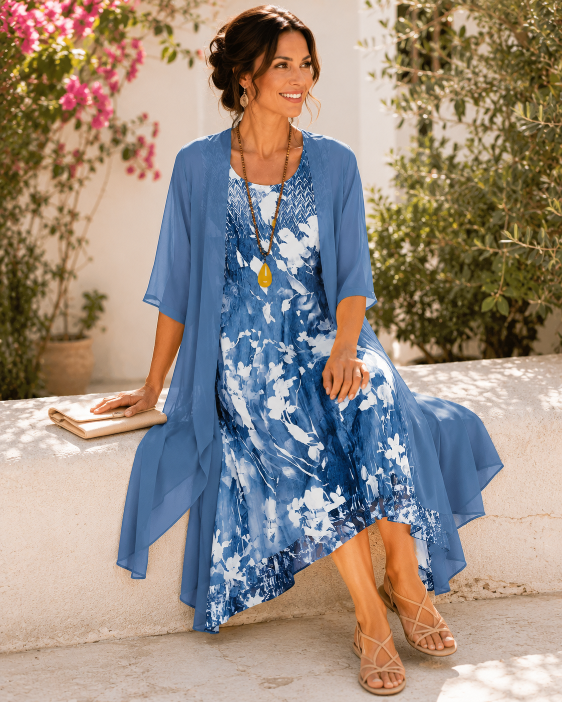 Women's Airy Two-Layer Dress Klara