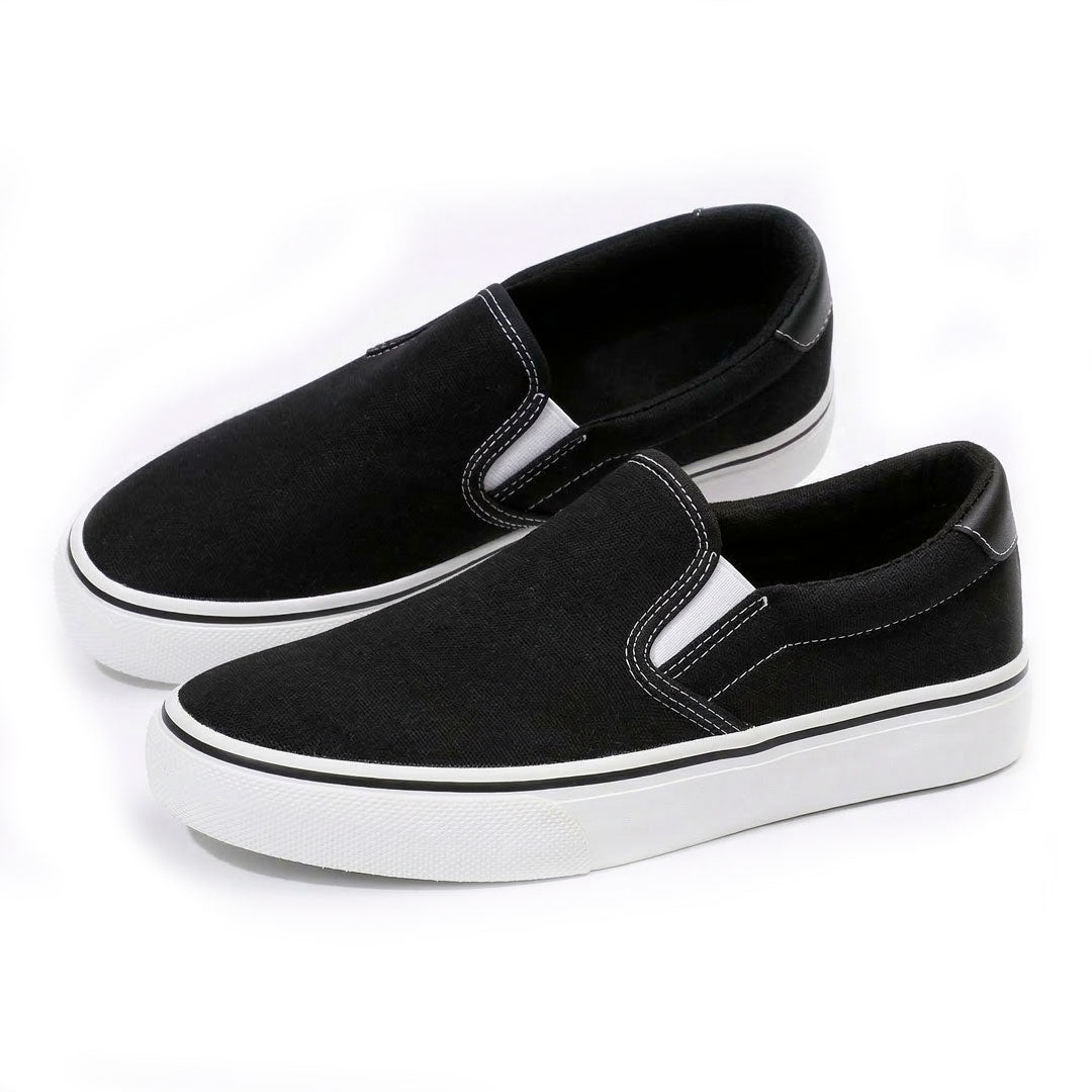 Women's Breathable Canvas Slip-On Platform Sneakers Klara