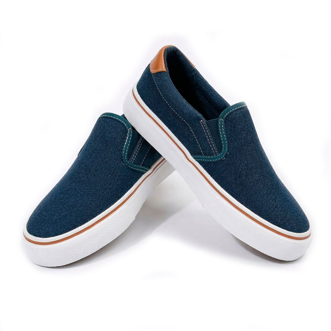 Women's Breathable Canvas Slip-On Platform Sneakers Klara