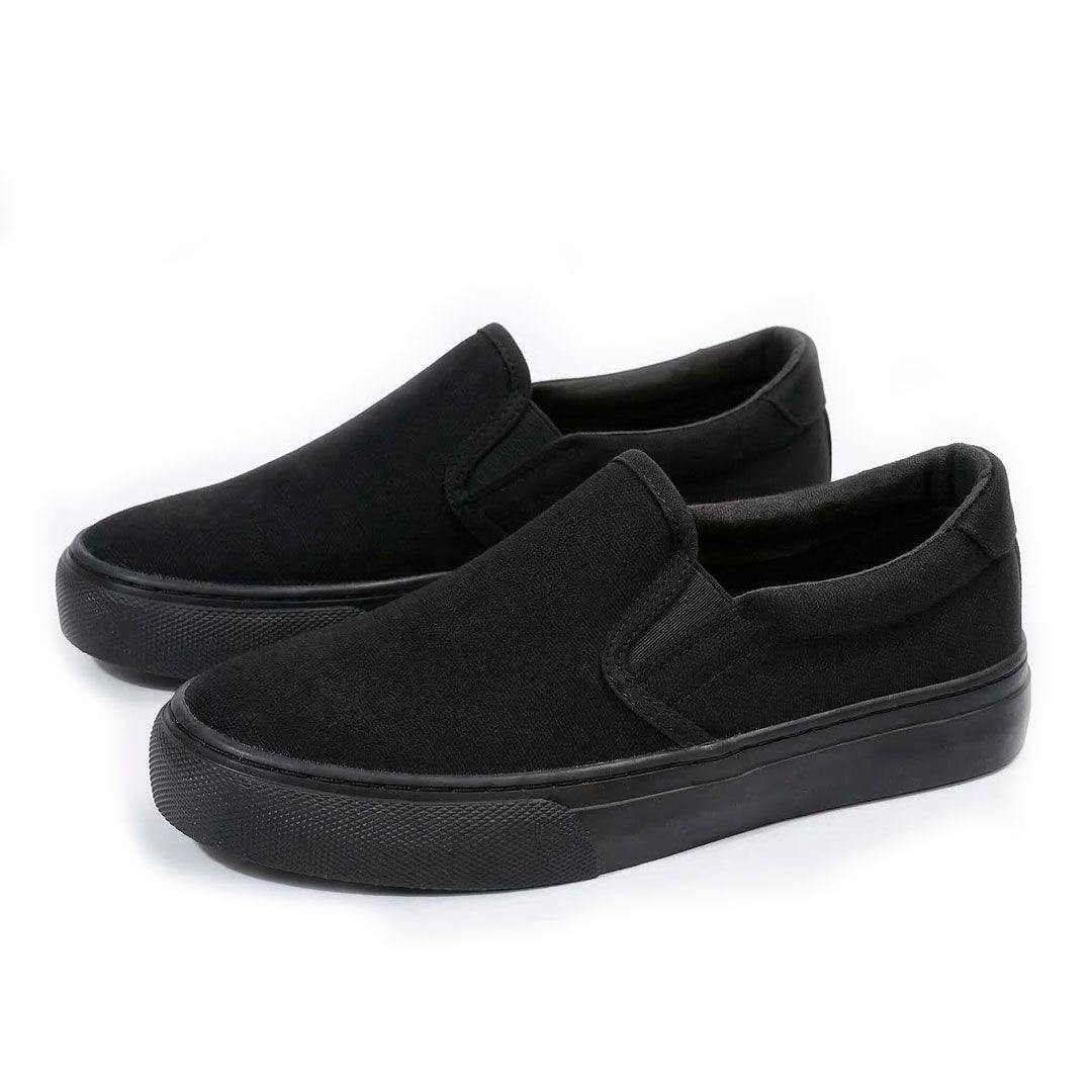 Women's Breathable Canvas Slip-On Platform Sneakers Klara