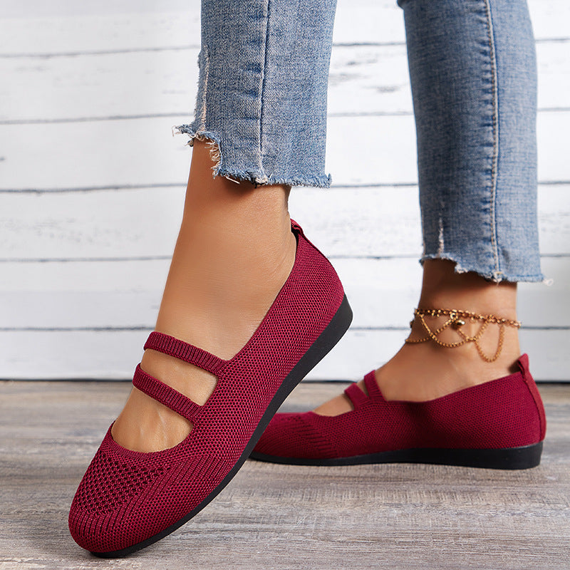 Women's Breathable Mesh Flat Shoes Klara