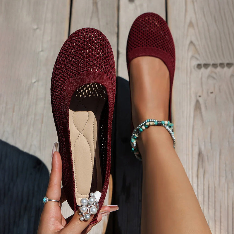 Women's Breathable Mesh Flat Shoes Klara