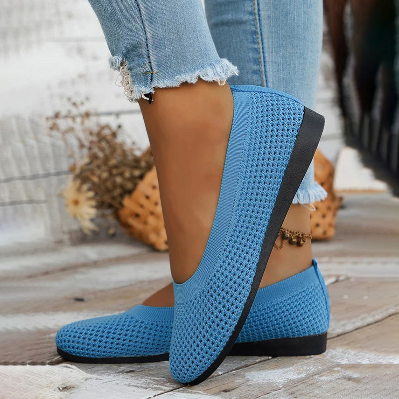 Women's Breathable Mesh Flat Shoes Klara