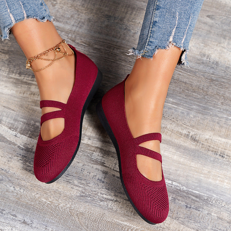 Women's Breathable Mesh Flat Shoes Klara