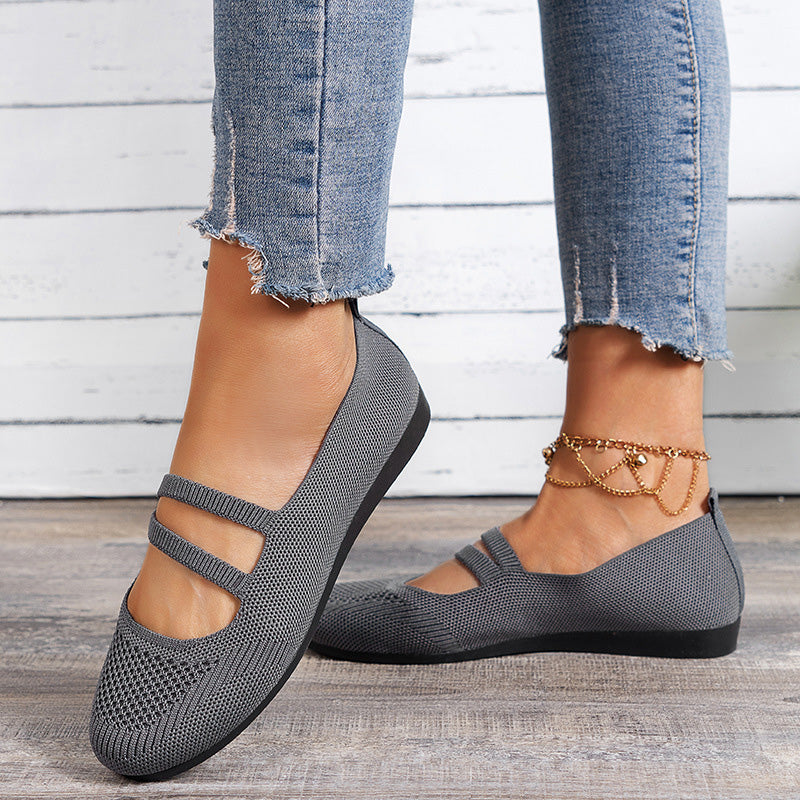 Women's Breathable Mesh Flat Shoes Klara
