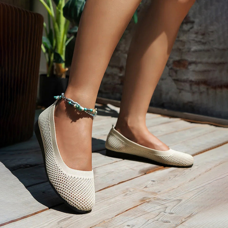 Women's Breathable Mesh Flat Shoes Klara
