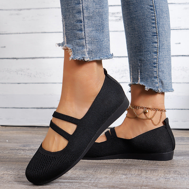 Women's Breathable Mesh Flat Shoes Klara