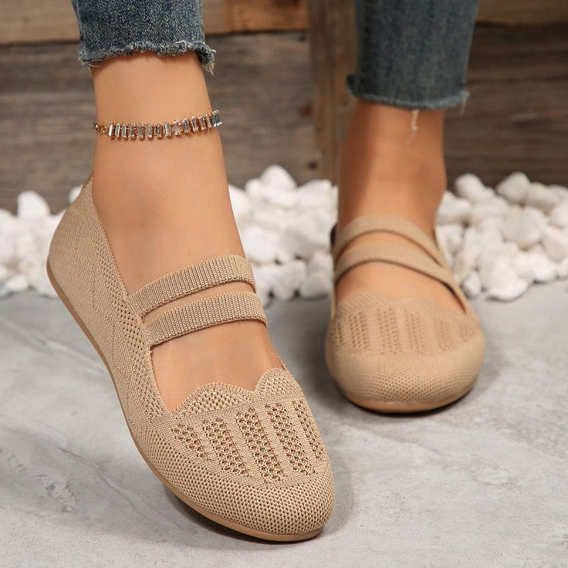 Women's Breathable Mesh Slip-On Flat Shoes Klara
