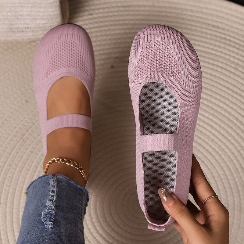 Women's Breathable Mesh Slip-On Flat Shoes Klara