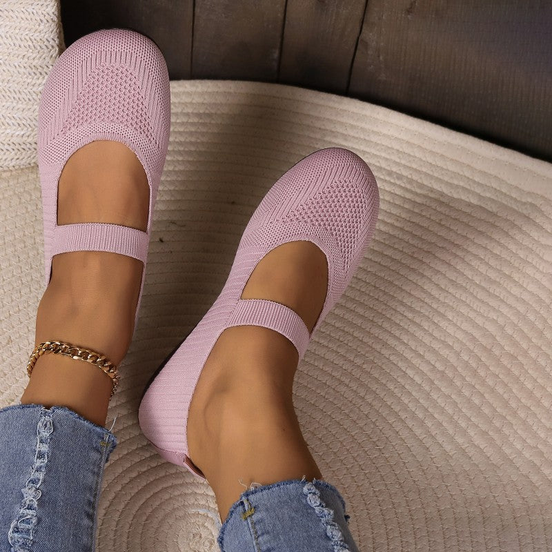 Women's Breathable Mesh Slip-On Flat Shoes Klara