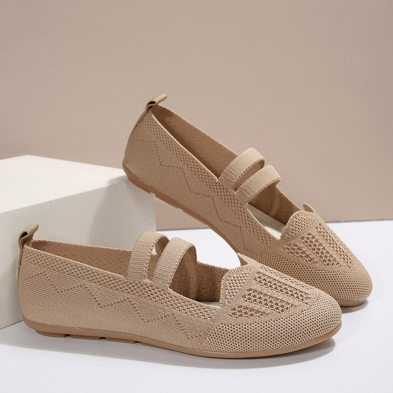 Women's Breathable Mesh Slip-On Flat Shoes Klara