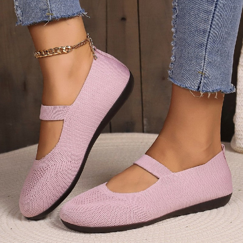 Women's Breathable Mesh Slip-On Flat Shoes Klara