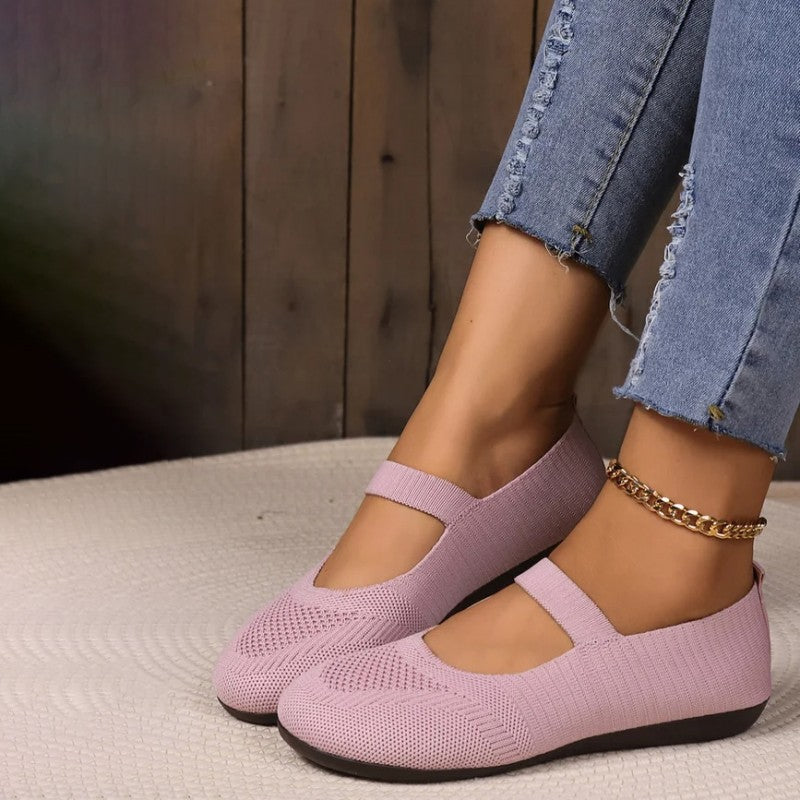 Women's Breathable Mesh Slip-On Flat Shoes Klara