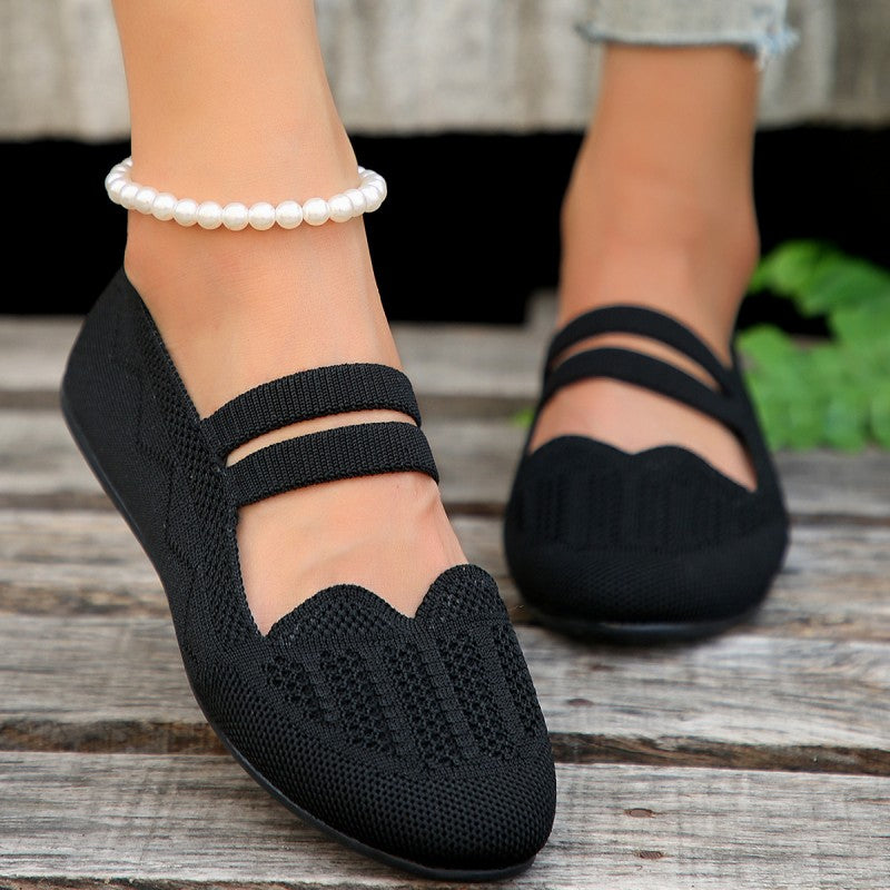 Women's Breathable Mesh Slip-On Flat Shoes Klara