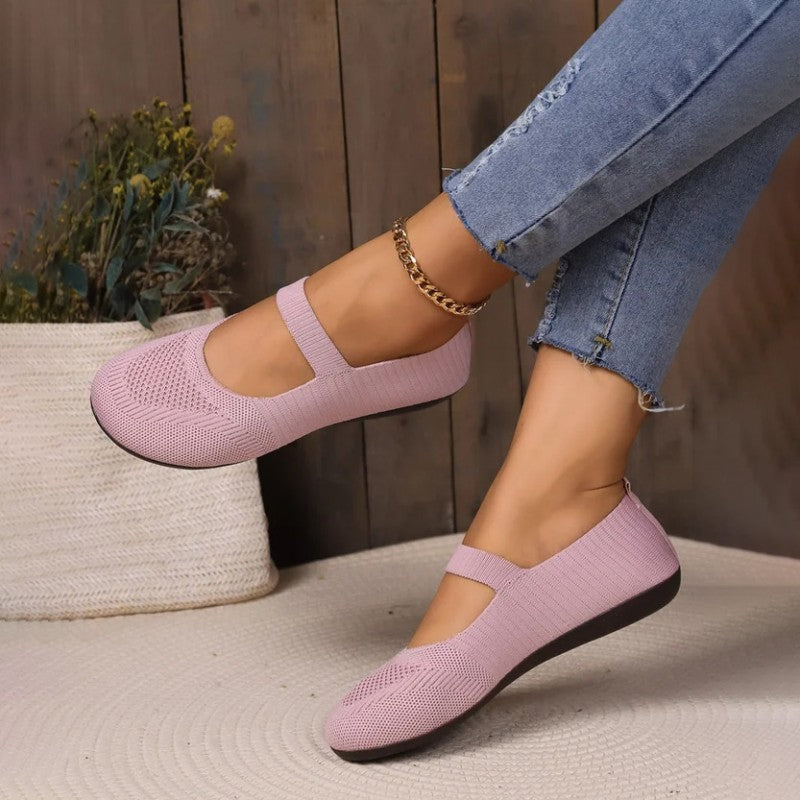 Women's Breathable Mesh Slip-On Flat Shoes Klara