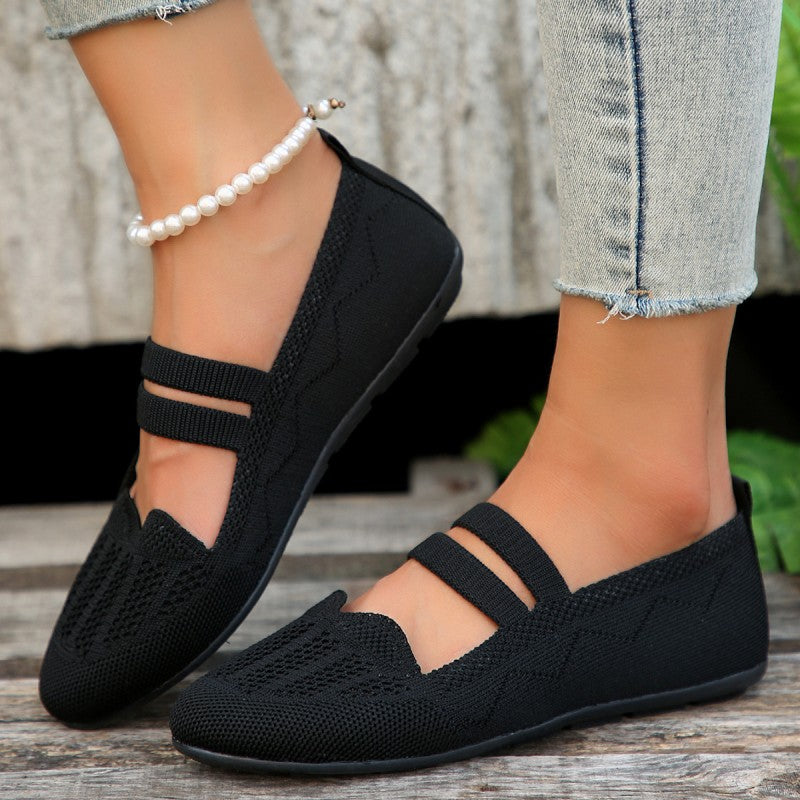 Women's Breathable Mesh Slip-On Flat Shoes Klara