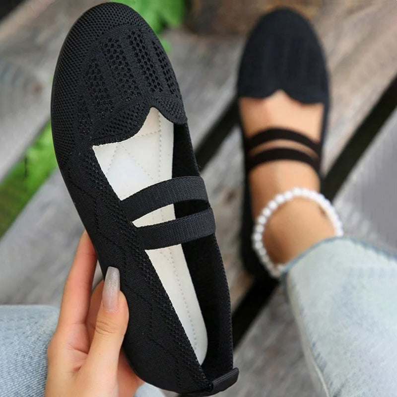 Women's Breathable Mesh Slip-On Flat Shoes Klara