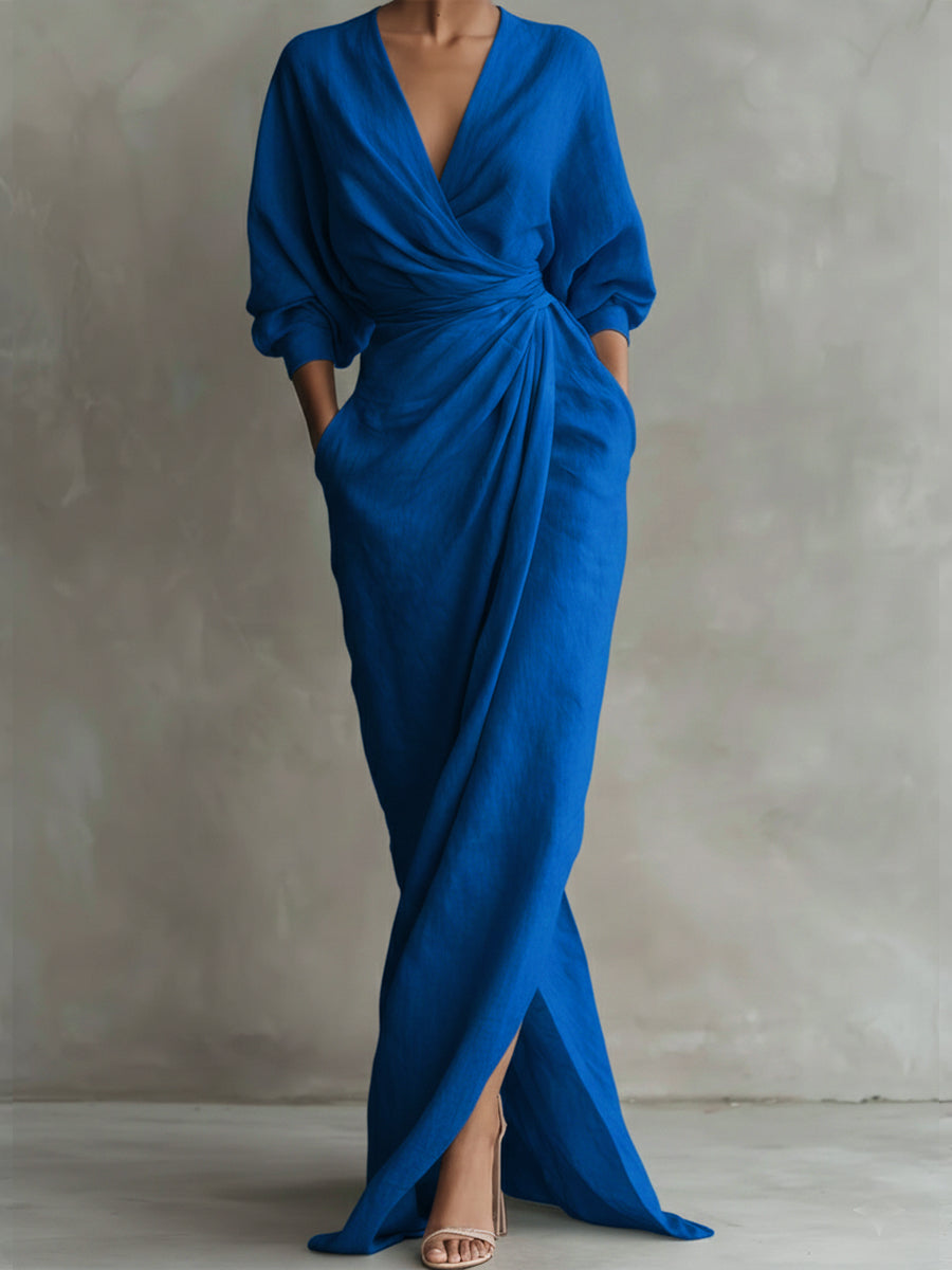 Women's Breathable V-Neck Summer Dress Klara