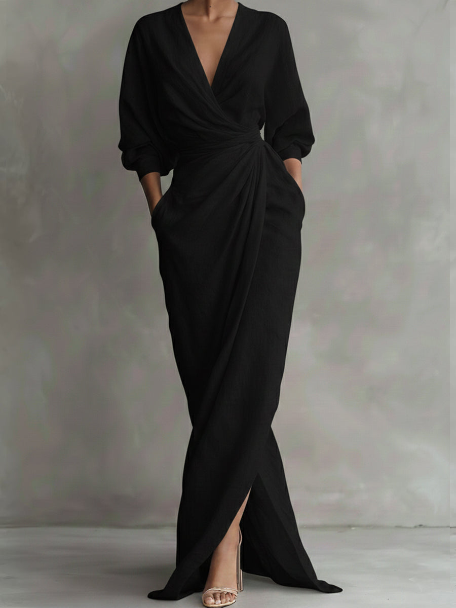 Women's Breathable V-Neck Summer Dress Klara