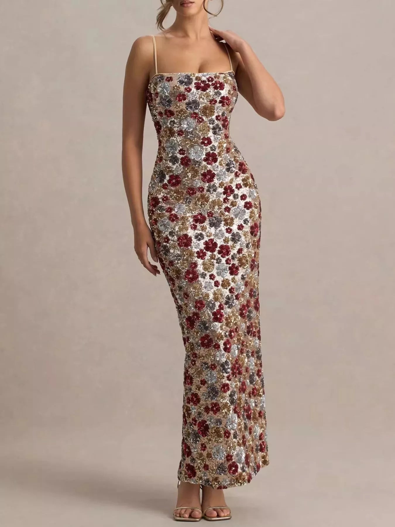 Women's Celestial Embroidered Midi Dress Klara