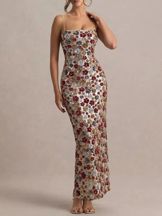 Women's Celestial Embroidered Midi Dress Klara