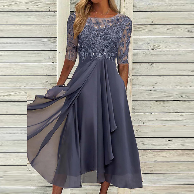 Women's Elegant Lace Party Dress Klara