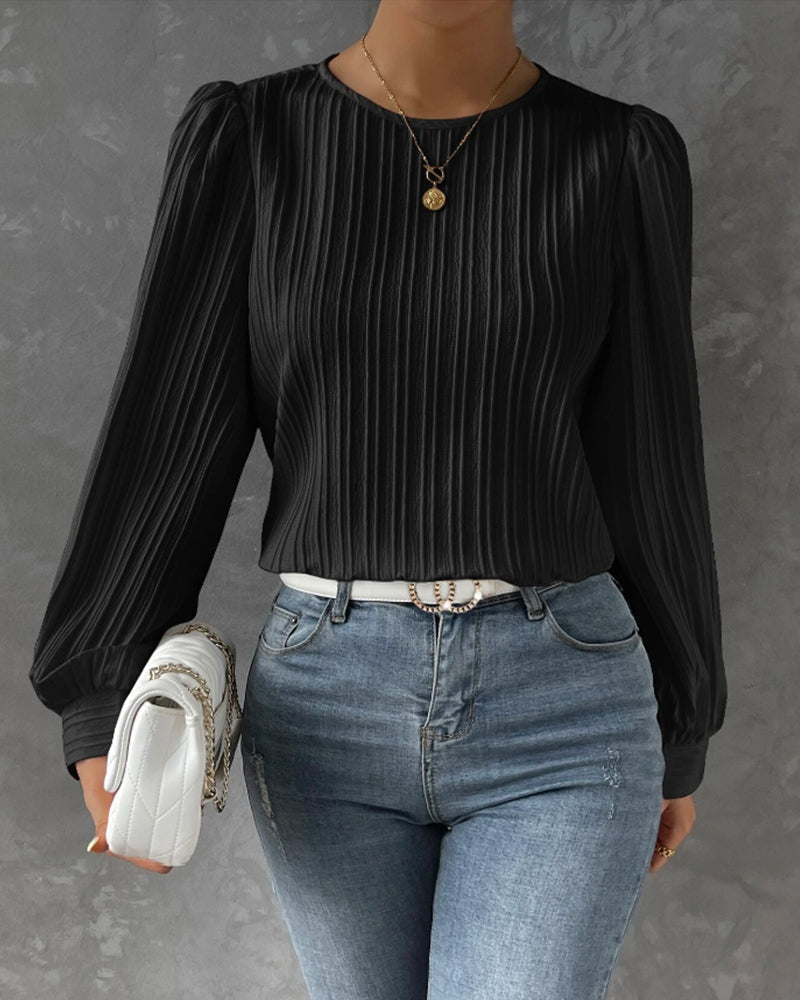 Women's Elegant Lantern Sleeve Blouse Klara