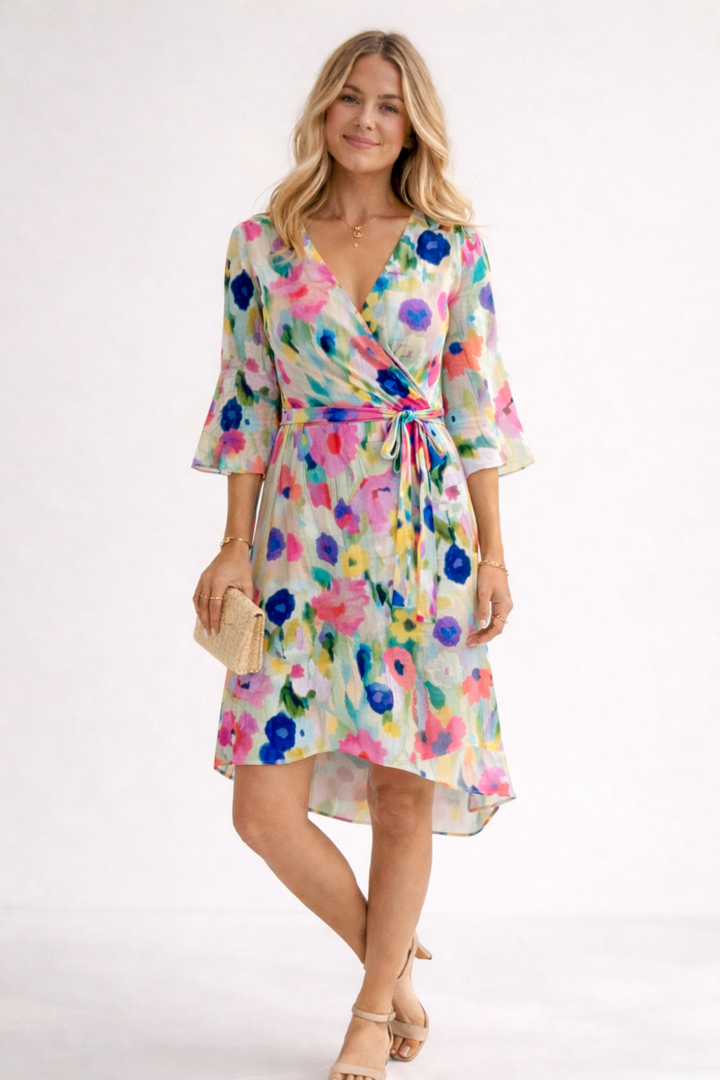 Women's Floral Print Mini Summer Dress Klara