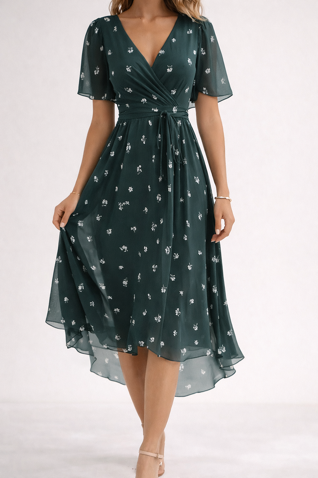 Women's Floral Print Mini Summer Dress Klara