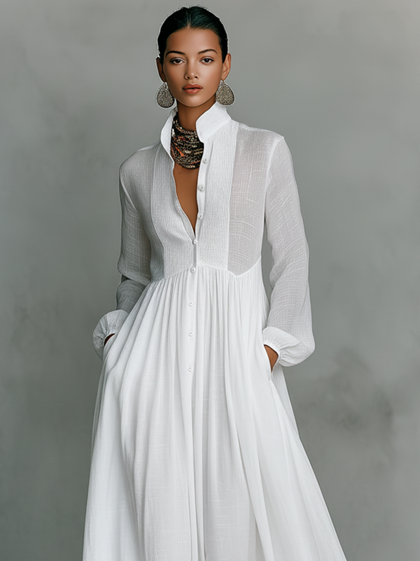 Women's Flowing Lightweight Midi Dress Klara