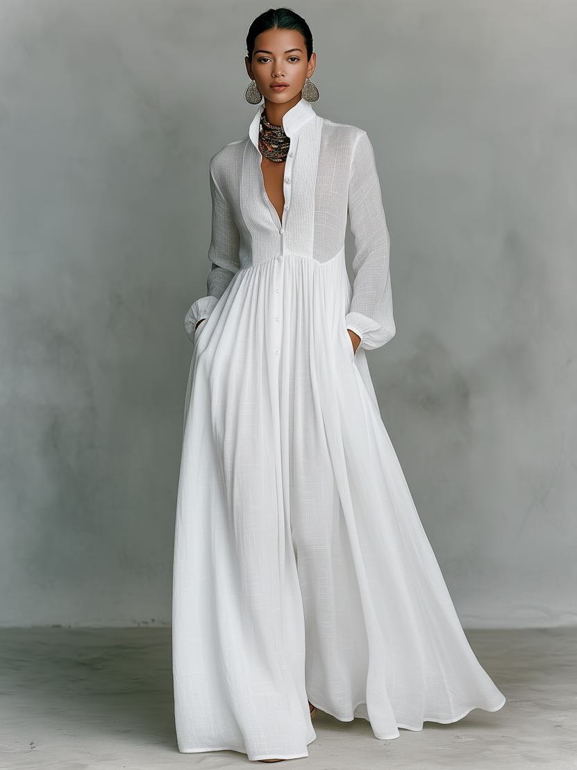 Women's Flowing Lightweight Midi Dress Klara
