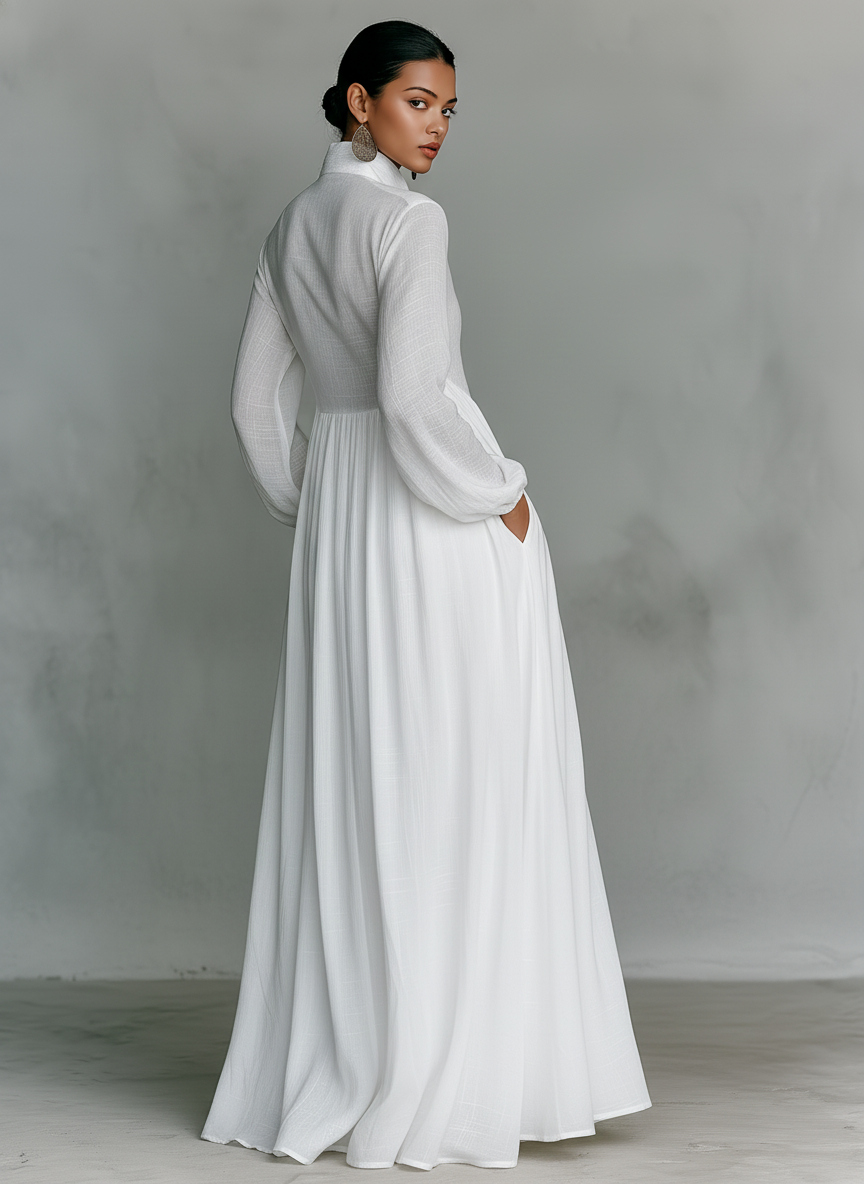 Women's Flowing Lightweight Midi Dress Klara