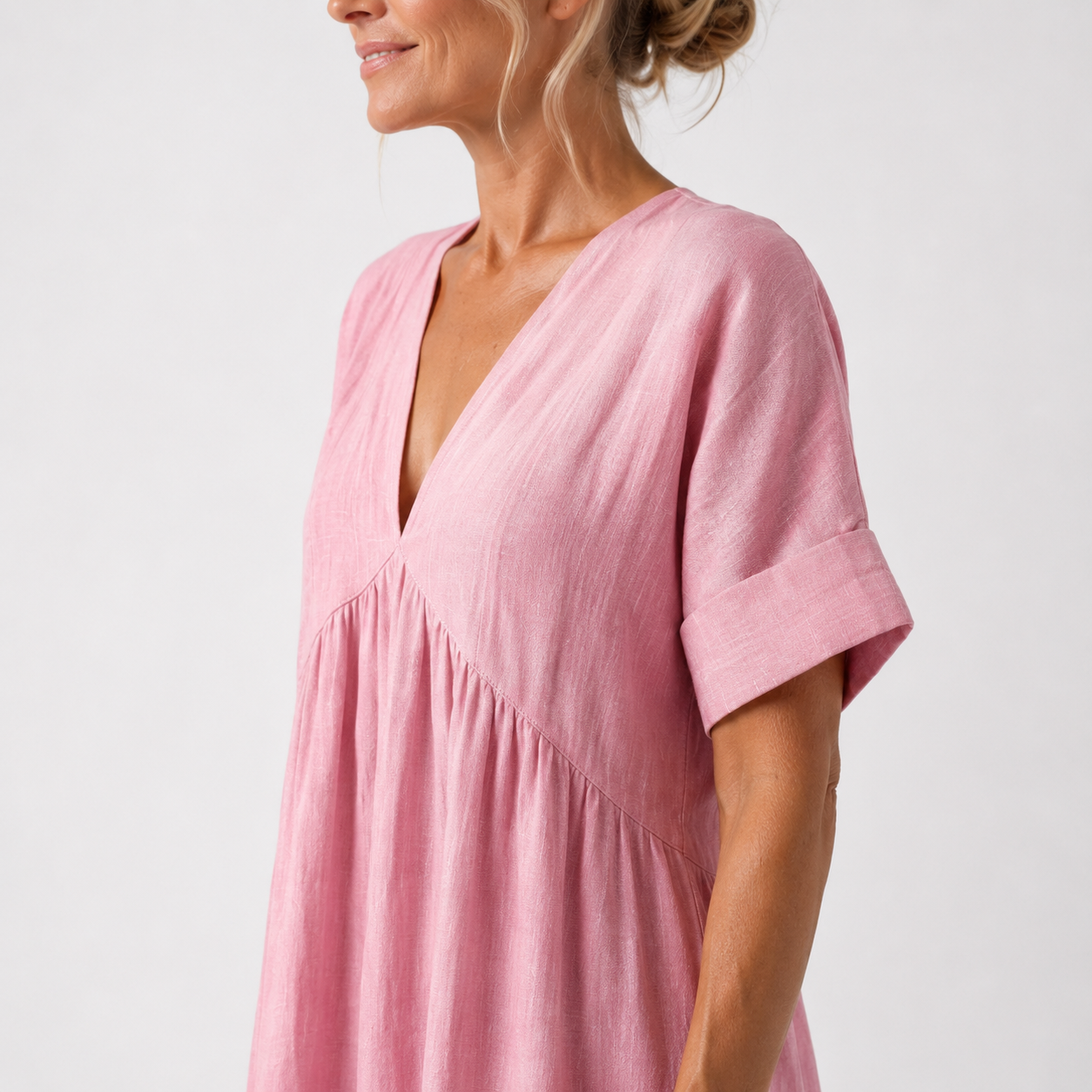 Women's Flowy Cotton Maxi Dress Klara