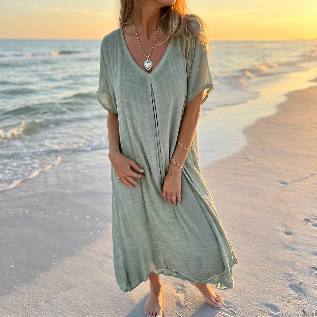 Women's Fluid Lightweight Summer Dress Klara