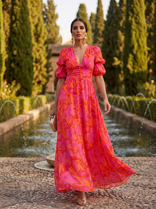 Women's Fluid Maxi Dress Klara