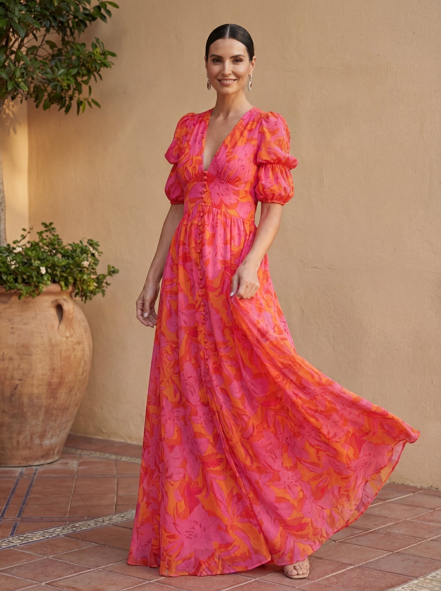 Women's Fluid Maxi Dress Klara