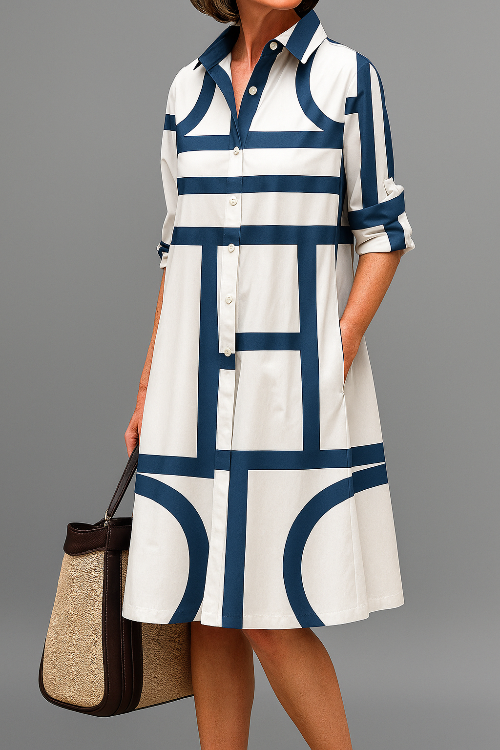 Women's Fluid Midi Dress Klara