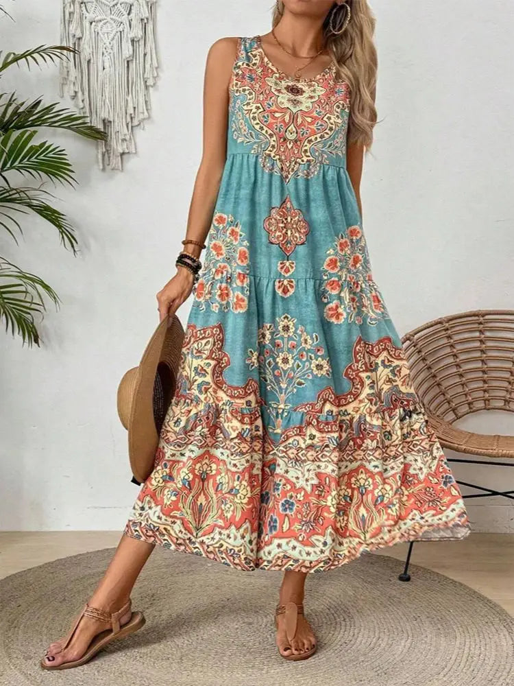 Women's Lightweight Cotton Casual Summer Dress Klara