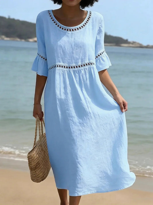 Women's Lightweight Cotton Maxi Dress Klara