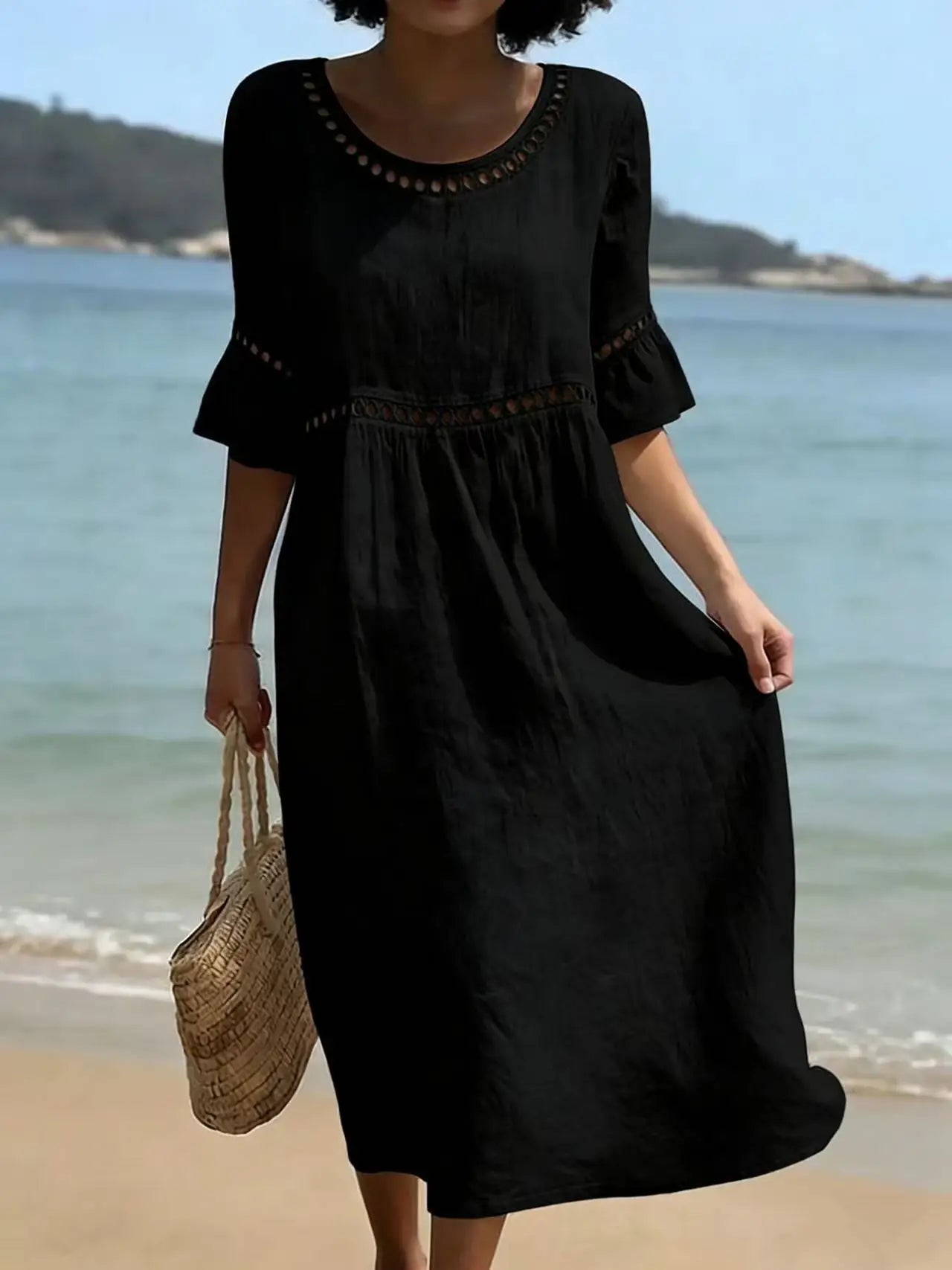 Women's Lightweight Cotton Maxi Dress Klara