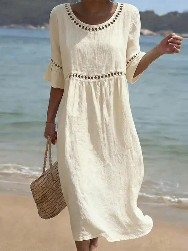 Women's Lightweight Cotton Maxi Dress Klara