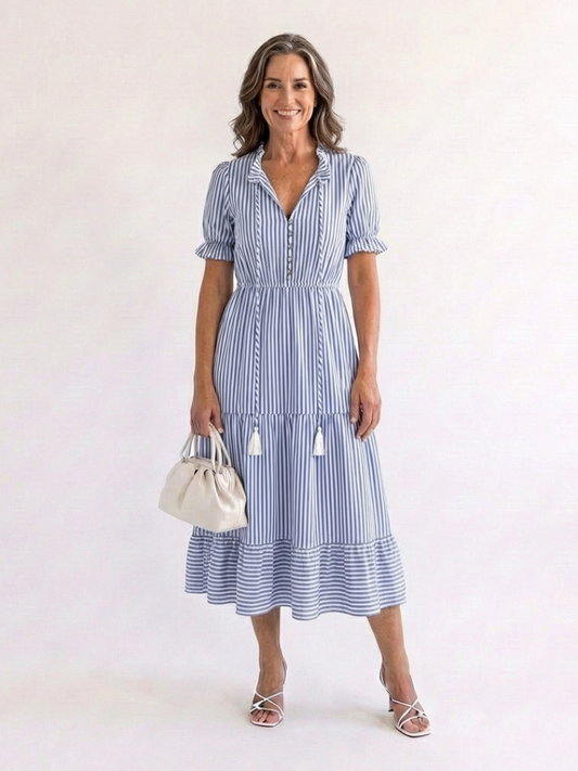 Women's Lightweight Flattering Midi Dress Klara