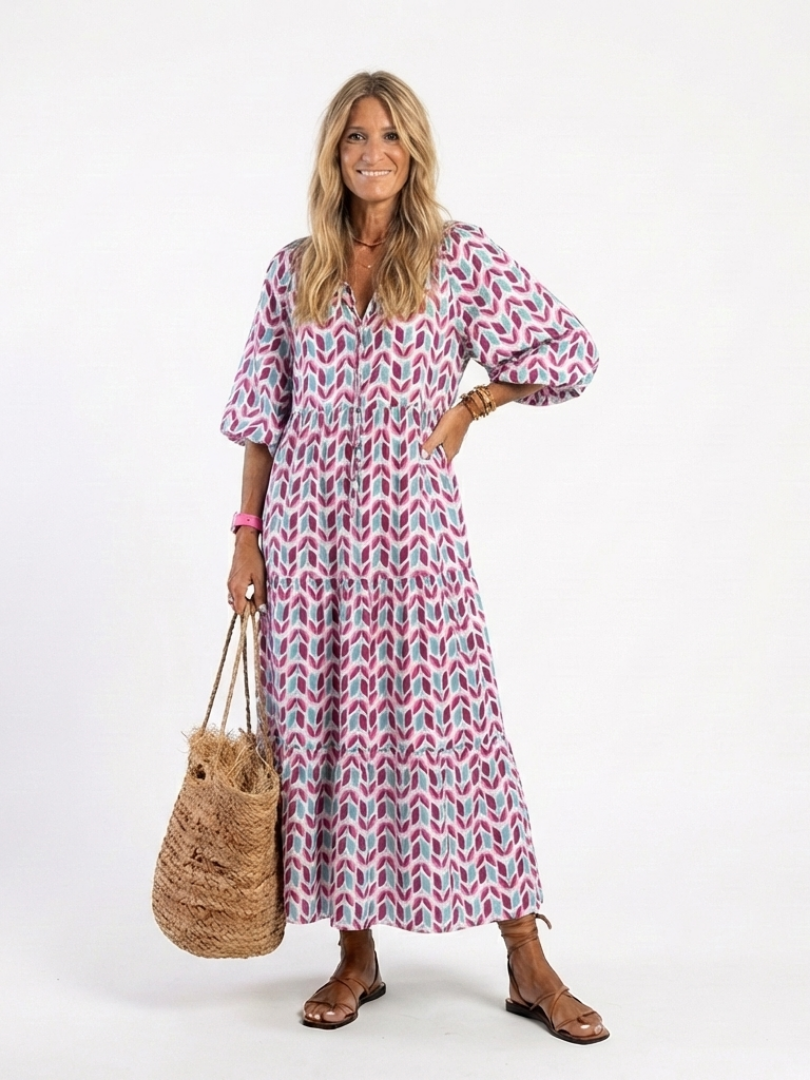 Women's Lightweight Flattering Midi Dress Klara